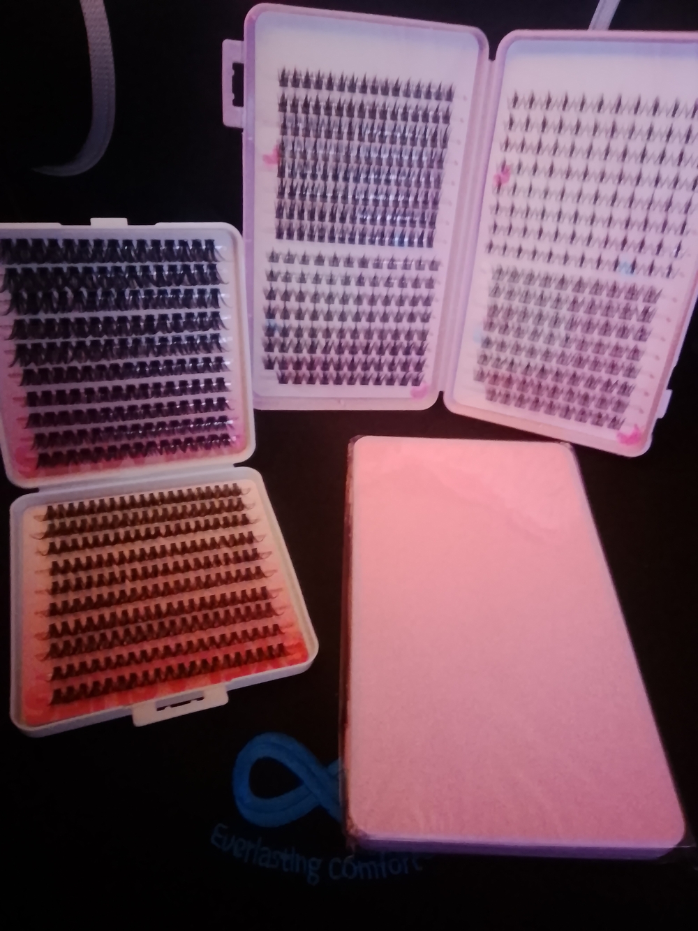 DIY eyelash cluster extension kit Bundle Of 3 Includes 1150 Eyelashes